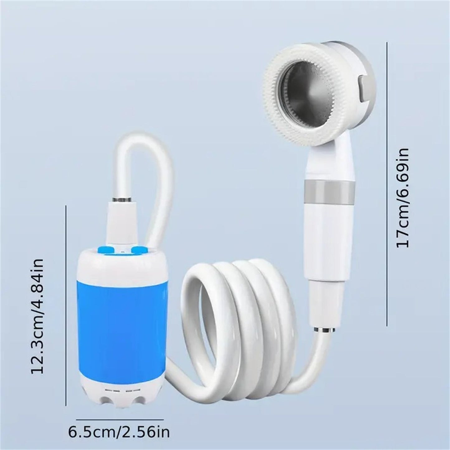 Douche d'extérieur portable, facile à utiliser, idéale pour le camping, la randonnée, la plage, l'arrosage, etc... null