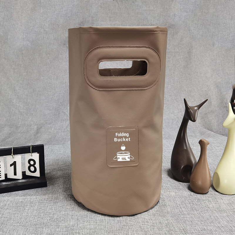 Sceau pliable pour douche extérieur, pêche, nettoyage voiture null