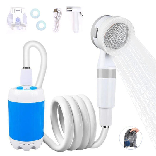 Douche d'extérieur portable, facile à utiliser, idéale pour le camping, la randonnée, la plage, l'arrosage, etc... null