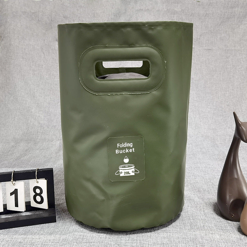 Sceau pliable pour douche extérieur, pêche, nettoyage voiture null